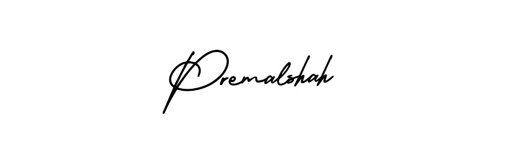 How to make Premalshah name signature. Use AmerikaSignatureDemo-Regular style for creating short signs online. This is the latest handwritten sign. Premalshah signature style 3 images and pictures png