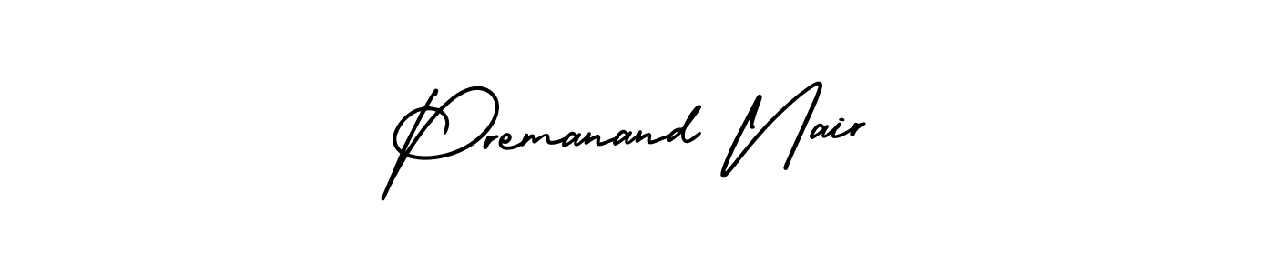 Make a beautiful signature design for name Premanand Nair. Use this online signature maker to create a handwritten signature for free. Premanand Nair signature style 3 images and pictures png