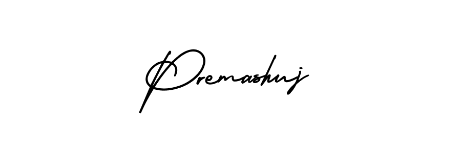 Create a beautiful signature design for name Premashuj. With this signature (AmerikaSignatureDemo-Regular) fonts, you can make a handwritten signature for free. Premashuj signature style 3 images and pictures png