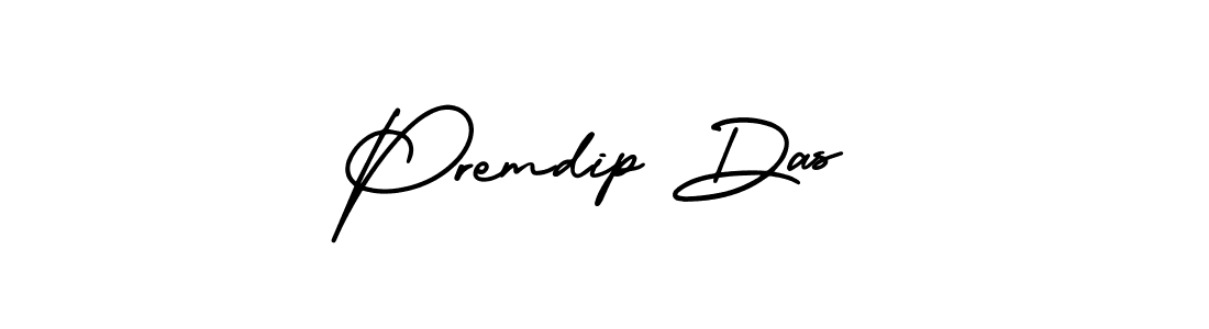Use a signature maker to create a handwritten signature online. With this signature software, you can design (AmerikaSignatureDemo-Regular) your own signature for name Premdip Das. Premdip Das signature style 3 images and pictures png