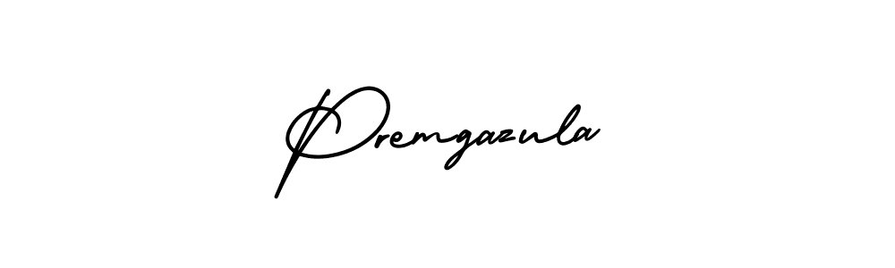 Create a beautiful signature design for name Premgazula. With this signature (AmerikaSignatureDemo-Regular) fonts, you can make a handwritten signature for free. Premgazula signature style 3 images and pictures png