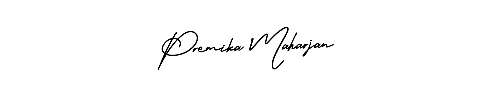 Also we have Premika Maharjan name is the best signature style. Create professional handwritten signature collection using AmerikaSignatureDemo-Regular autograph style. Premika Maharjan signature style 3 images and pictures png