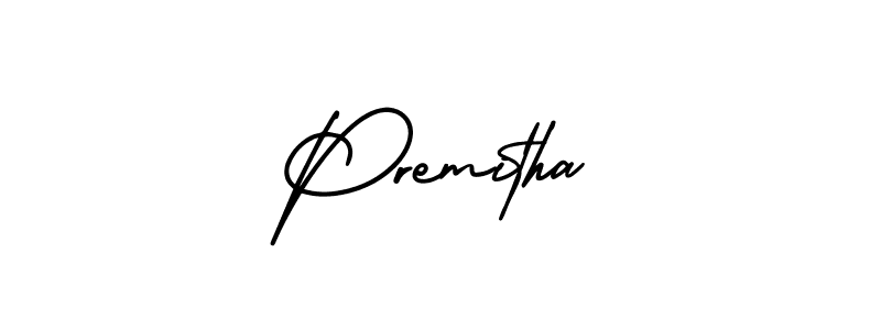Best and Professional Signature Style for Premitha. AmerikaSignatureDemo-Regular Best Signature Style Collection. Premitha signature style 3 images and pictures png