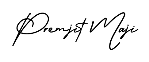 Download transparent PNG signature for name Premjit Maji styled with AmerikaSignatureDemo-Regular font. Ready to paste directly into PDF and Word agreements. Premjit Maji signature style 3 images and pictures png