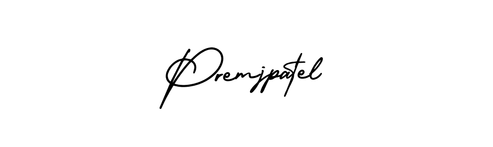 This is the best signature style for the Premjpatel name. Also you like these signature font (AmerikaSignatureDemo-Regular). Mix name signature. Premjpatel signature style 3 images and pictures png
