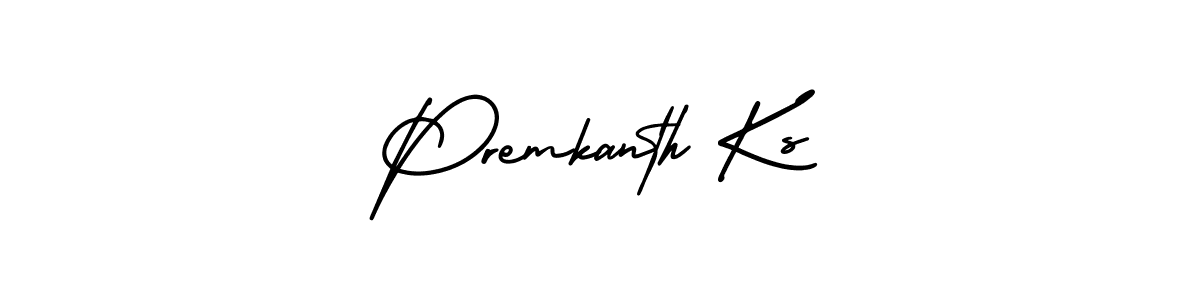 Also we have Premkanth Ks name is the best signature style. Create professional handwritten signature collection using AmerikaSignatureDemo-Regular autograph style. Premkanth Ks signature style 3 images and pictures png
