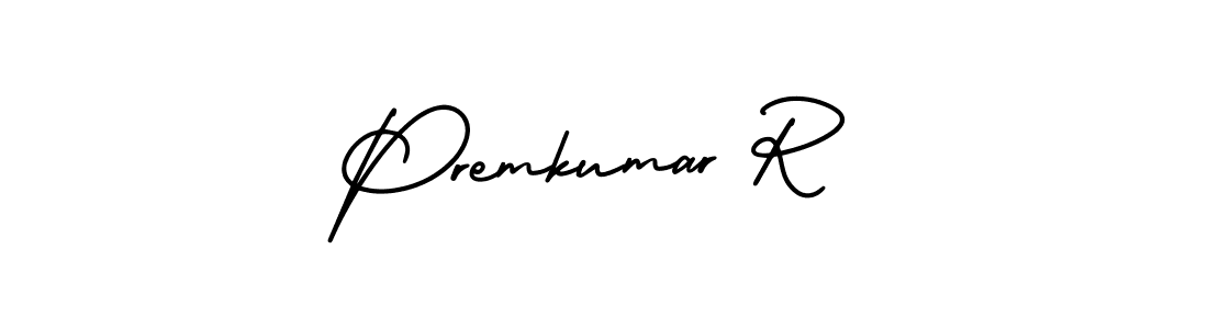 if you are searching for the best signature style for your name Premkumar R. so please give up your signature search. here we have designed multiple signature styles  using AmerikaSignatureDemo-Regular. Premkumar R signature style 3 images and pictures png