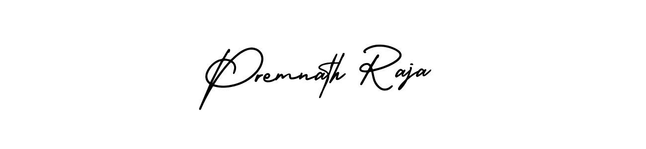 Create a beautiful signature design for name Premnath Raja. With this signature (AmerikaSignatureDemo-Regular) fonts, you can make a handwritten signature for free. Premnath Raja signature style 3 images and pictures png