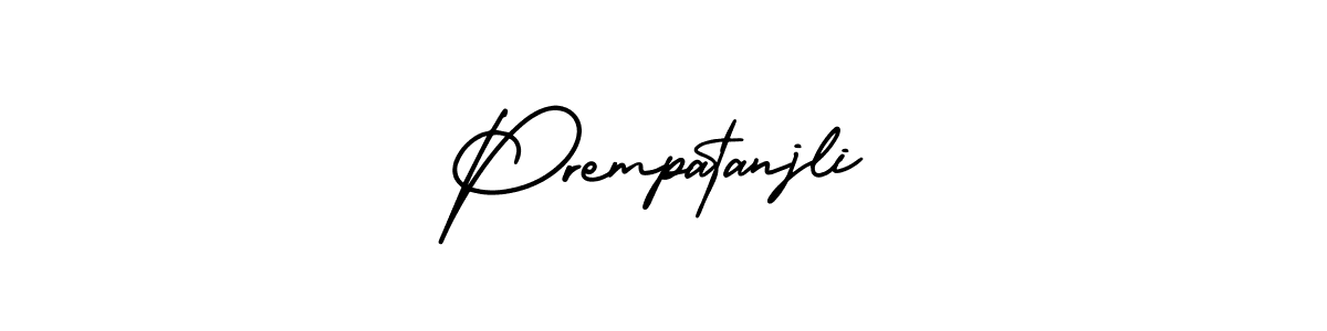 Use a signature maker to create a handwritten signature online. With this signature software, you can design (AmerikaSignatureDemo-Regular) your own signature for name Prempatanjli. Prempatanjli signature style 3 images and pictures png