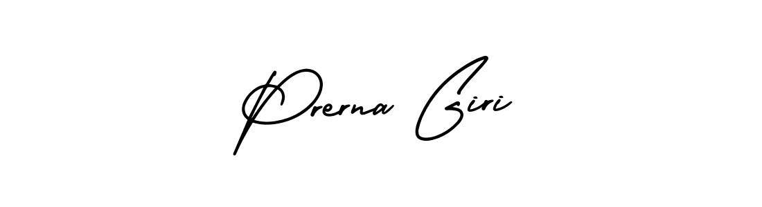 How to Draw Prerna Giri signature style? AmerikaSignatureDemo-Regular is a latest design signature styles for name Prerna Giri. Prerna Giri signature style 3 images and pictures png