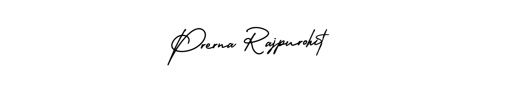 Prerna Rajpurohit stylish signature style. Best Handwritten Sign (AmerikaSignatureDemo-Regular) for my name. Handwritten Signature Collection Ideas for my name Prerna Rajpurohit. Prerna Rajpurohit signature style 3 images and pictures png