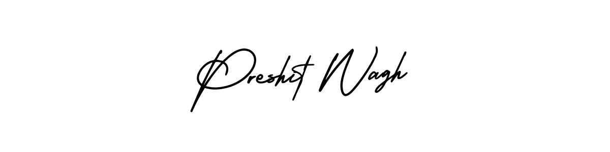 You can use this online signature creator to create a handwritten signature for the name Preshit Wagh. This is the best online autograph maker. Preshit Wagh signature style 3 images and pictures png