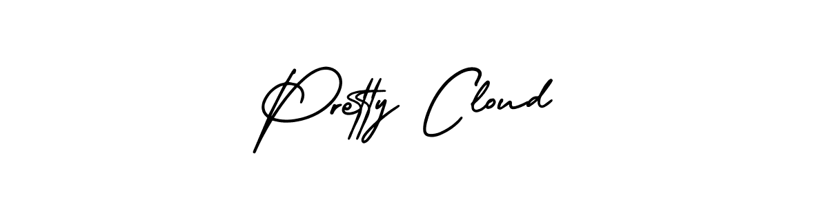 This is the best signature style for the Pretty Cloud name. Also you like these signature font (AmerikaSignatureDemo-Regular). Mix name signature. Pretty Cloud signature style 3 images and pictures png