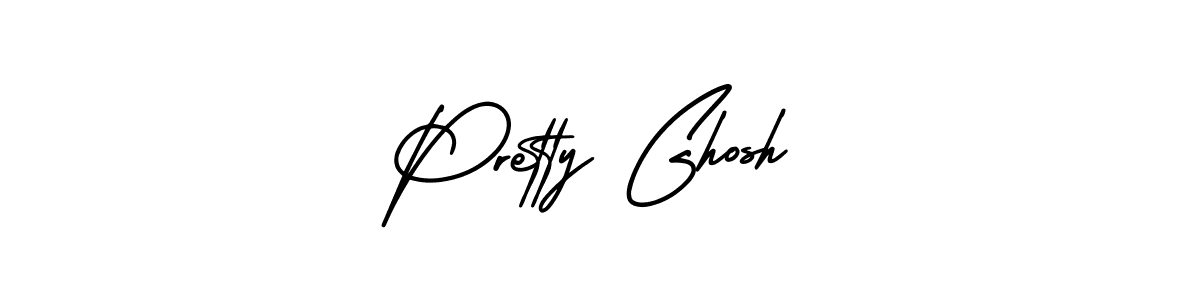 It looks lik you need a new signature style for name Pretty Ghosh. Design unique handwritten (AmerikaSignatureDemo-Regular) signature with our free signature maker in just a few clicks. Pretty Ghosh signature style 3 images and pictures png