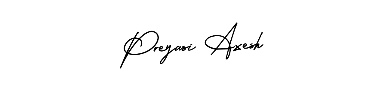How to Draw Preyasi Axesh signature style? AmerikaSignatureDemo-Regular is a latest design signature styles for name Preyasi Axesh. Preyasi Axesh signature style 3 images and pictures png