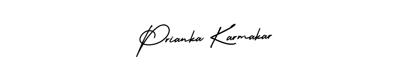 if you are searching for the best signature style for your name Prianka Karmakar. so please give up your signature search. here we have designed multiple signature styles  using AmerikaSignatureDemo-Regular. Prianka Karmakar signature style 3 images and pictures png