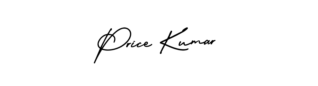 You should practise on your own different ways (AmerikaSignatureDemo-Regular) to write your name (Price Kumar) in signature. don't let someone else do it for you. Price Kumar signature style 3 images and pictures png