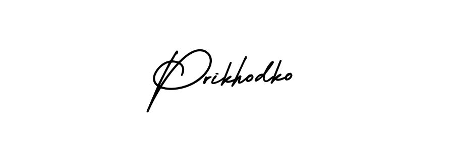 This is the best signature style for the Prikhodko name. Also you like these signature font (AmerikaSignatureDemo-Regular). Mix name signature. Prikhodko signature style 3 images and pictures png
