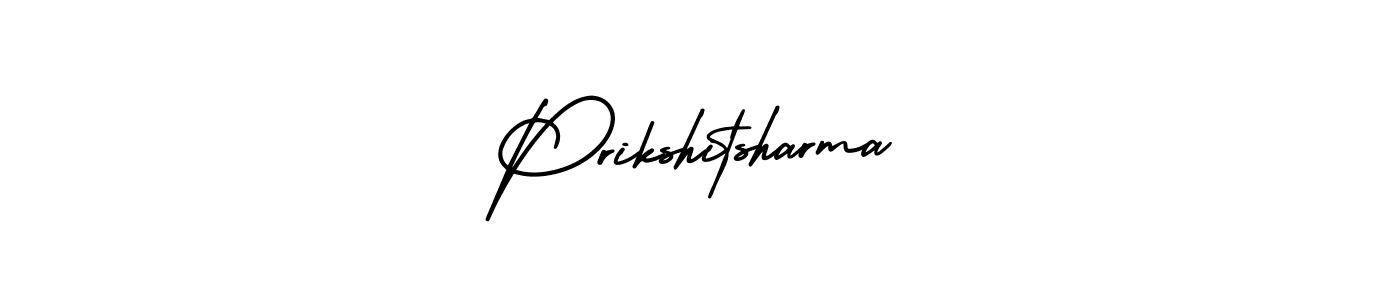It looks lik you need a new signature style for name Prikshitsharma. Design unique handwritten (AmerikaSignatureDemo-Regular) signature with our free signature maker in just a few clicks. Prikshitsharma signature style 3 images and pictures png