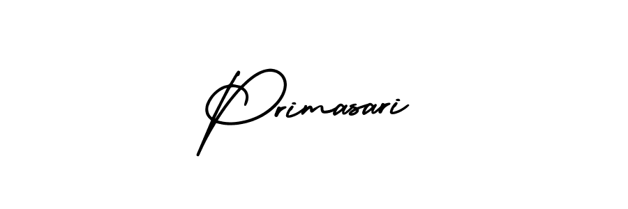 How to Draw Primasari signature style? AmerikaSignatureDemo-Regular is a latest design signature styles for name Primasari. Primasari signature style 3 images and pictures png