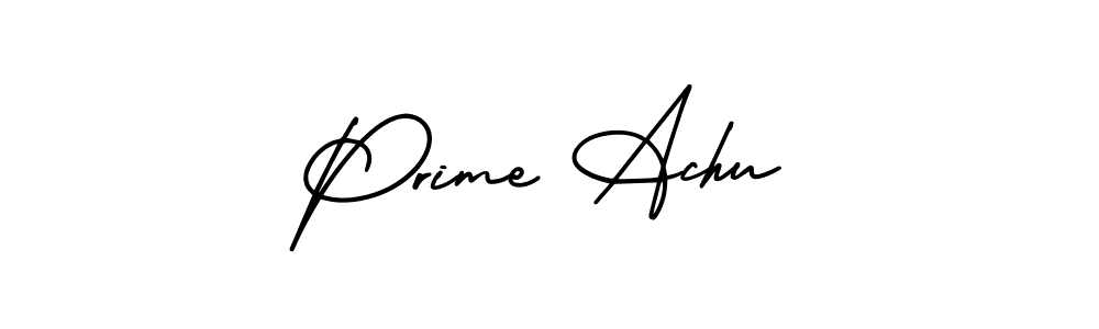 Similarly AmerikaSignatureDemo-Regular is the best handwritten signature design. Signature creator online .You can use it as an online autograph creator for name Prime Achu. Prime Achu signature style 3 images and pictures png