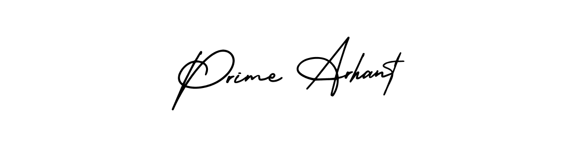 Create a beautiful signature design for name Prime Arhant. With this signature (AmerikaSignatureDemo-Regular) fonts, you can make a handwritten signature for free. Prime Arhant signature style 3 images and pictures png