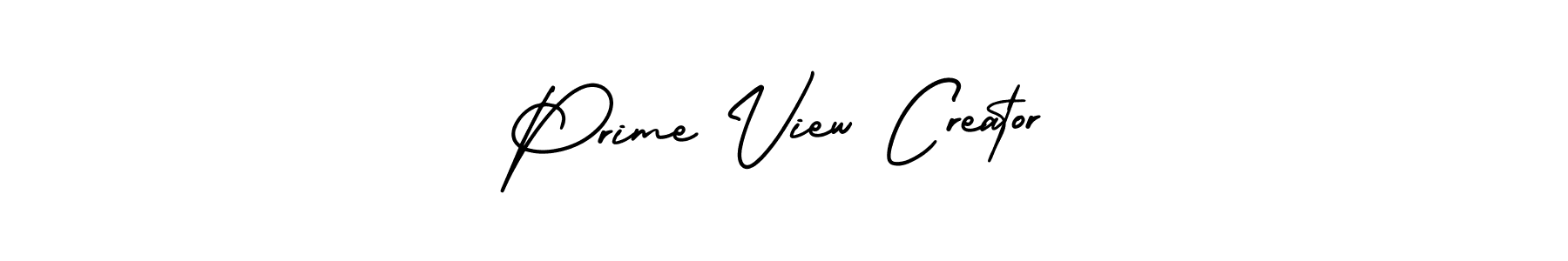 Also You can easily find your signature by using the search form. We will create Prime View Creator name handwritten signature images for you free of cost using AmerikaSignatureDemo-Regular sign style. Prime View Creator signature style 3 images and pictures png