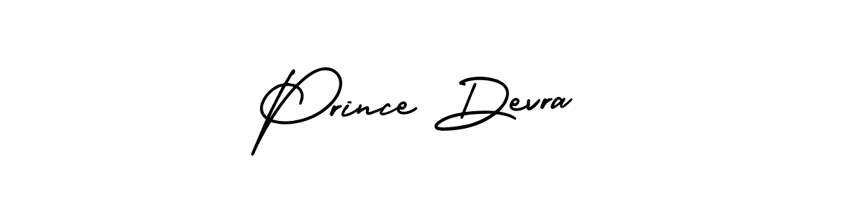 How to make Prince Devra name signature. Use AmerikaSignatureDemo-Regular style for creating short signs online. This is the latest handwritten sign. Prince Devra signature style 3 images and pictures png