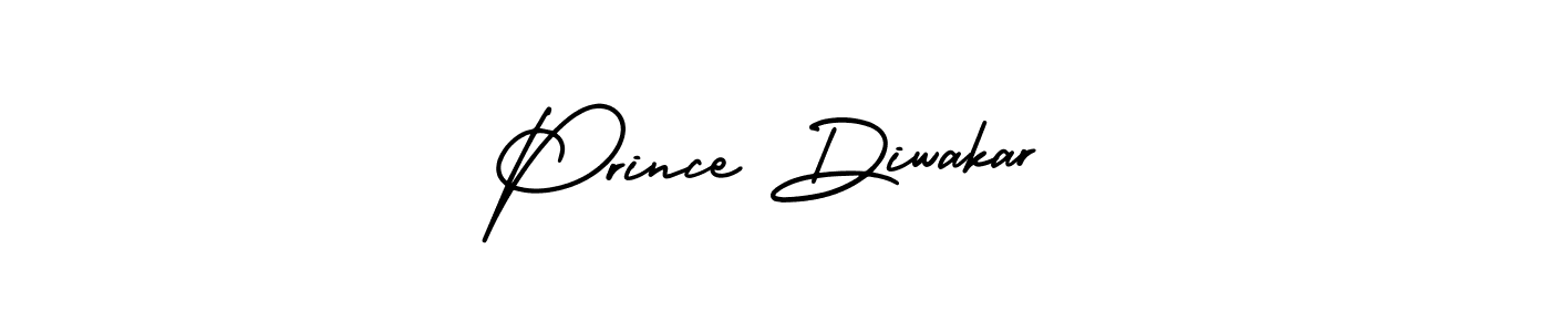 Make a beautiful signature design for name Prince Diwakar. With this signature (AmerikaSignatureDemo-Regular) style, you can create a handwritten signature for free. Prince Diwakar signature style 3 images and pictures png