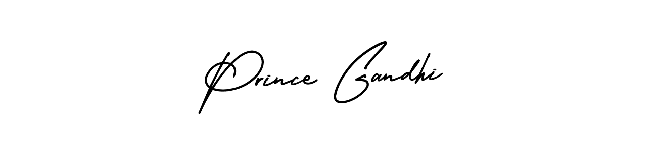 Design your own signature with our free online signature maker. With this signature software, you can create a handwritten (AmerikaSignatureDemo-Regular) signature for name Prince Gandhi. Prince Gandhi signature style 3 images and pictures png