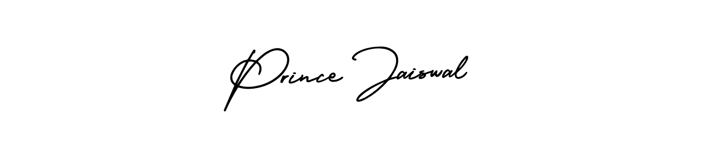 Prince Jaiswal stylish signature style. Best Handwritten Sign (AmerikaSignatureDemo-Regular) for my name. Handwritten Signature Collection Ideas for my name Prince Jaiswal. Prince Jaiswal signature style 3 images and pictures png