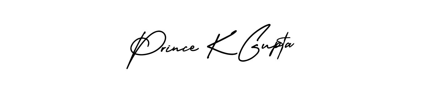 It looks lik you need a new signature style for name Prince K Gupta. Design unique handwritten (AmerikaSignatureDemo-Regular) signature with our free signature maker in just a few clicks. Prince K Gupta signature style 3 images and pictures png