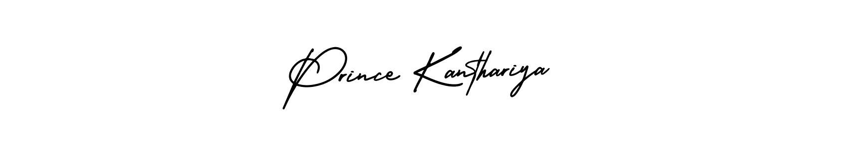 Also You can easily find your signature by using the search form. We will create Prince Kanthariya name handwritten signature images for you free of cost using AmerikaSignatureDemo-Regular sign style. Prince Kanthariya signature style 3 images and pictures png