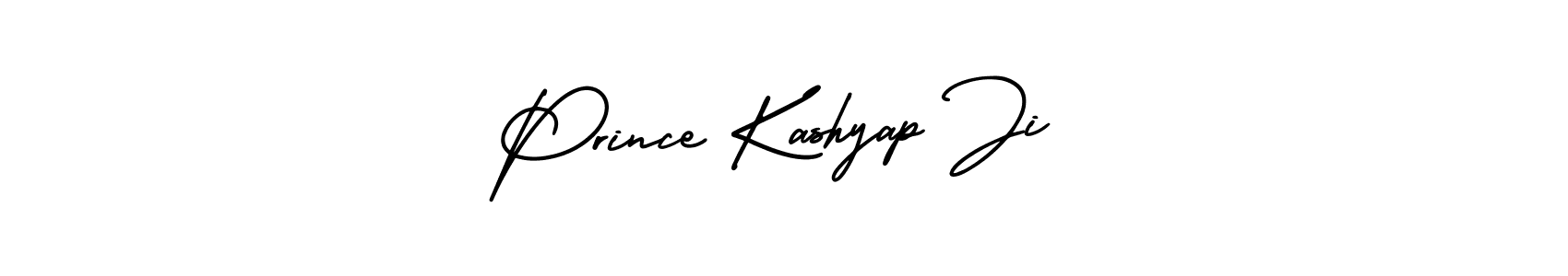 Prince Kashyap Ji stylish signature style. Best Handwritten Sign (AmerikaSignatureDemo-Regular) for my name. Handwritten Signature Collection Ideas for my name Prince Kashyap Ji. Prince Kashyap Ji signature style 3 images and pictures png