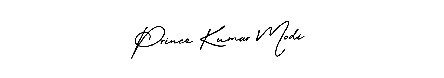 Create a beautiful signature design for name Prince Kumar Modi. With this signature (AmerikaSignatureDemo-Regular) fonts, you can make a handwritten signature for free. Prince Kumar Modi signature style 3 images and pictures png