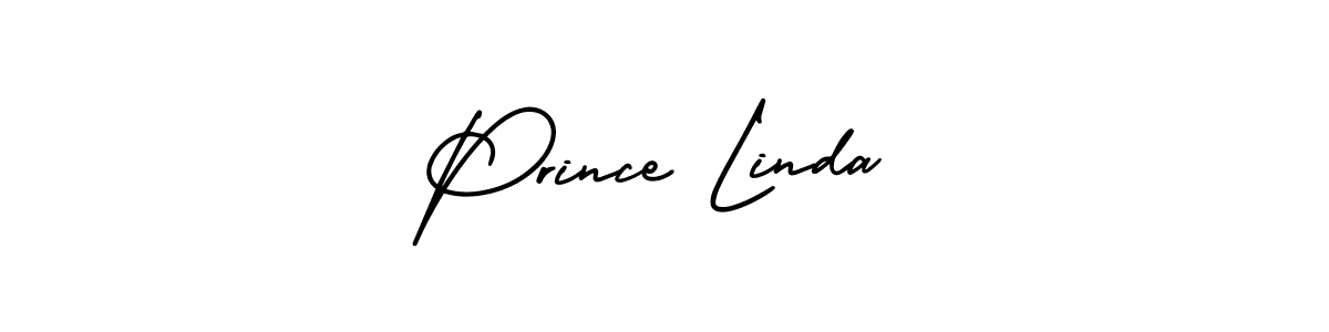 Also we have Prince Linda name is the best signature style. Create professional handwritten signature collection using AmerikaSignatureDemo-Regular autograph style. Prince Linda signature style 3 images and pictures png