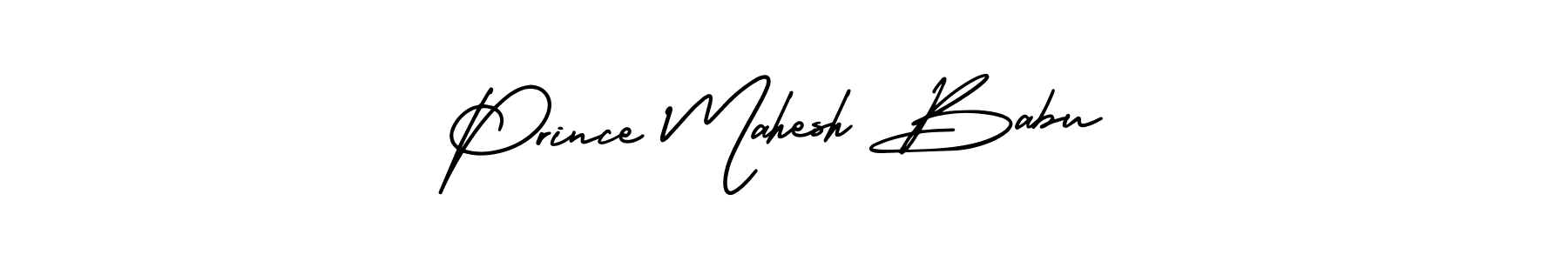 Also You can easily find your signature by using the search form. We will create Prince Mahesh Babu name handwritten signature images for you free of cost using AmerikaSignatureDemo-Regular sign style. Prince Mahesh Babu signature style 3 images and pictures png