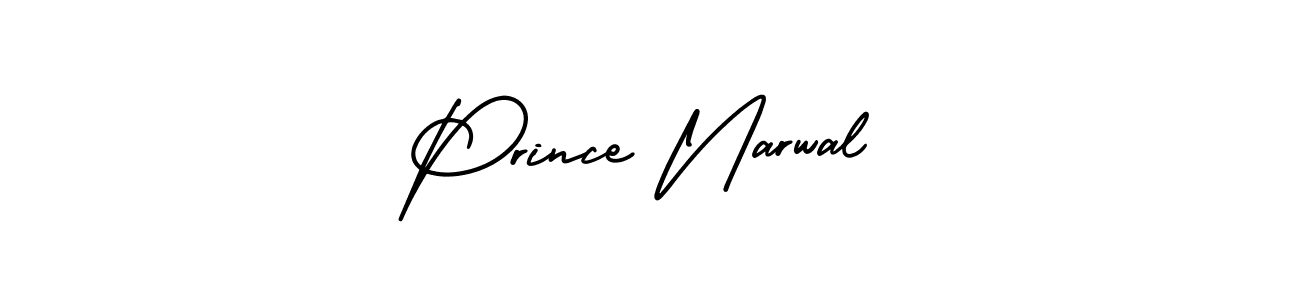 Prince Narwal stylish signature style. Best Handwritten Sign (AmerikaSignatureDemo-Regular) for my name. Handwritten Signature Collection Ideas for my name Prince Narwal. Prince Narwal signature style 3 images and pictures png