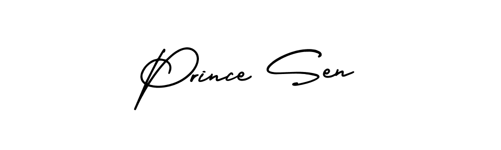 Make a beautiful signature design for name Prince Sen. Use this online signature maker to create a handwritten signature for free. Prince Sen signature style 3 images and pictures png