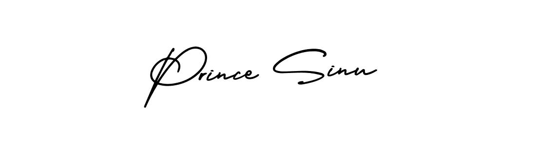 Design your own signature with our free online signature maker. With this signature software, you can create a handwritten (AmerikaSignatureDemo-Regular) signature for name Prince Sinu. Prince Sinu signature style 3 images and pictures png