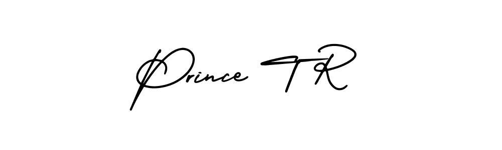 It looks lik you need a new signature style for name Prince T R. Design unique handwritten (AmerikaSignatureDemo-Regular) signature with our free signature maker in just a few clicks. Prince T R signature style 3 images and pictures png