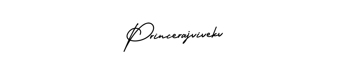 Create a beautiful signature design for name Princerajvivekv. With this signature (AmerikaSignatureDemo-Regular) fonts, you can make a handwritten signature for free. Princerajvivekv signature style 3 images and pictures png