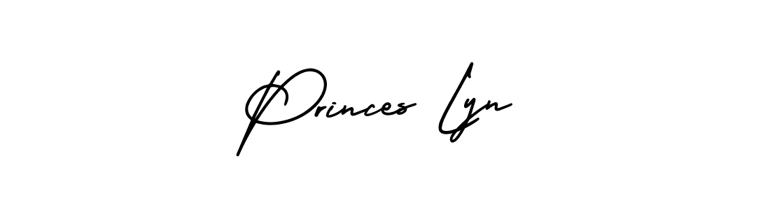 How to make Princes Lyn signature? AmerikaSignatureDemo-Regular is a professional autograph style. Create handwritten signature for Princes Lyn name. Princes Lyn signature style 3 images and pictures png