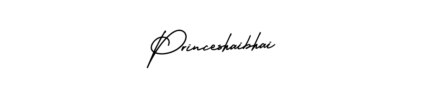 It looks lik you need a new signature style for name Princeshaibhai. Design unique handwritten (AmerikaSignatureDemo-Regular) signature with our free signature maker in just a few clicks. Princeshaibhai signature style 3 images and pictures png