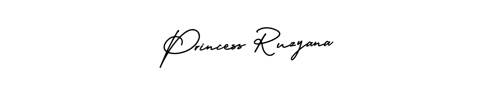 Use a signature maker to create a handwritten signature online. With this signature software, you can design (AmerikaSignatureDemo-Regular) your own signature for name Princess Ruzyana. Princess Ruzyana signature style 3 images and pictures png