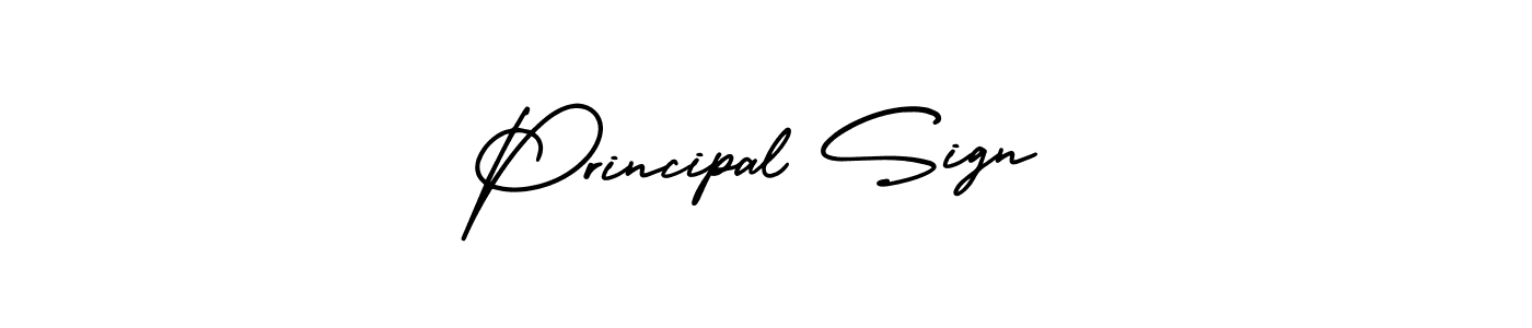 Principal Sign stylish signature style. Best Handwritten Sign (AmerikaSignatureDemo-Regular) for my name. Handwritten Signature Collection Ideas for my name Principal Sign. Principal Sign signature style 3 images and pictures png