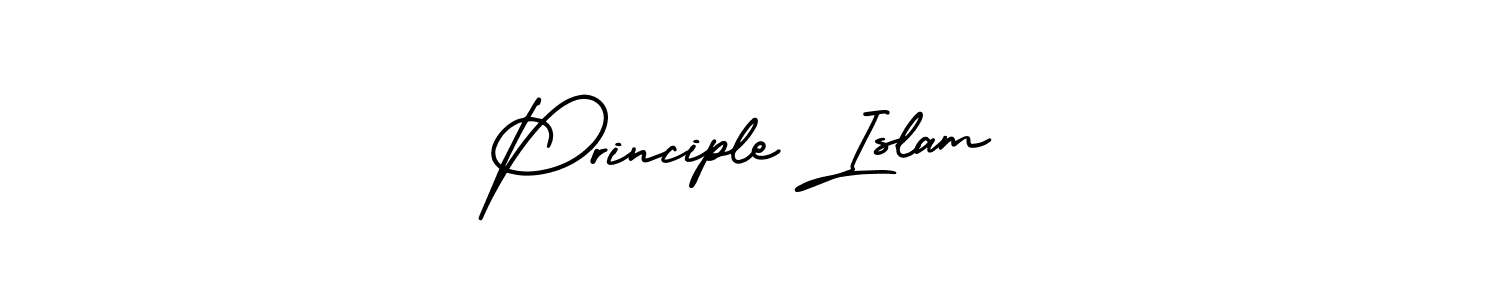 Best and Professional Signature Style for Principle Islam. AmerikaSignatureDemo-Regular Best Signature Style Collection. Principle Islam signature style 3 images and pictures png