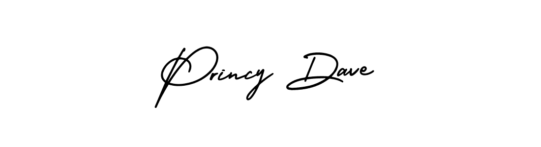How to make Princy Dave signature? AmerikaSignatureDemo-Regular is a professional autograph style. Create handwritten signature for Princy Dave name. Princy Dave signature style 3 images and pictures png