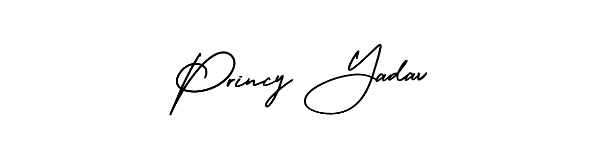 Also we have Princy Yadav name is the best signature style. Create professional handwritten signature collection using AmerikaSignatureDemo-Regular autograph style. Princy Yadav signature style 3 images and pictures png