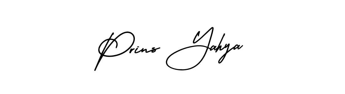 Similarly AmerikaSignatureDemo-Regular is the best handwritten signature design. Signature creator online .You can use it as an online autograph creator for name Prins Yahya. Prins Yahya signature style 3 images and pictures png
